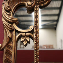 Load image into Gallery viewer, x SOLD Vintage Italian Gilt Framed Wall Hanging Mirror with Ornate Shell Motif. B12001
