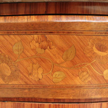 Load image into Gallery viewer, Antique French Walnut, Gilt Brass and Marble Top Three Drawer, Chest of Drawers. B12136
