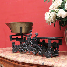 Load image into Gallery viewer, x SOLD Antique French Cast Iron and Brass Pan Kitchen or Shop Display Scales. B12096
