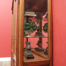 Load image into Gallery viewer, Antique French Oak Bookcase, Eight Drawer Display Cabinet or Cupboard, Glass Doors. B12192
