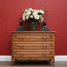 Load image into Gallery viewer, Vintage French Chest of Drawer or Three Drawer Hall Cabinet or Cupboard Chest. B12196
