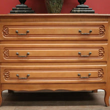 Load image into Gallery viewer, Vintage French Chest of Drawer or Three Drawer Hall Cabinet or Cupboard Chest. B12196
