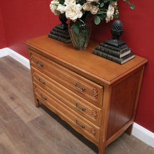 Load image into Gallery viewer, Vintage French Chest of Drawer or Three Drawer Hall Cabinet or Cupboard Chest. B12196
