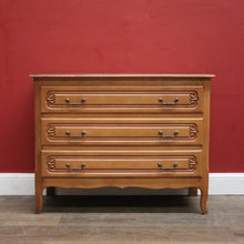 Load image into Gallery viewer, Vintage French Chest of Drawer or Three Drawer Hall Cabinet or Cupboard Chest. B12196
