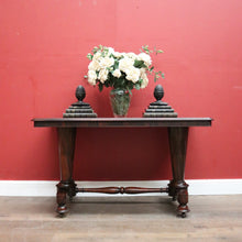 Load image into Gallery viewer, Antique English Sofa Table, Hall Table or Console Table, Rosewood, Tapered Pedestals. B12183
