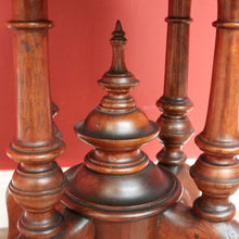 Load image into Gallery viewer, Antique English Side Table, Lamp or Hall Table, Birdcage Base, Burr Walnut. B12184
