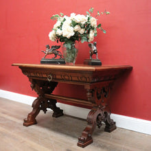 Load image into Gallery viewer, Antique French Walnut Desk or Hall, Sofa, Side Table with a Drawer, Paris France. B12204
