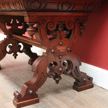 Load image into Gallery viewer, Antique French Walnut Desk or Hall, Sofa, Side Table with a Drawer, Paris France. B12204
