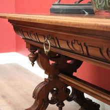 Load image into Gallery viewer, Antique French Walnut Desk or Hall, Sofa, Side Table with a Drawer, Paris France. B12204
