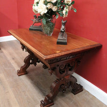 Load image into Gallery viewer, Antique French Walnut Desk or Hall, Sofa, Side Table with a Drawer, Paris France. B12204
