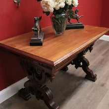 Load image into Gallery viewer, Antique French Walnut Desk or Hall, Sofa, Side Table with a Drawer, Paris France. B12204
