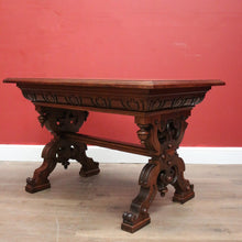 Load image into Gallery viewer, Antique French Walnut Desk or Hall, Sofa, Side Table with a Drawer, Paris France. B12204
