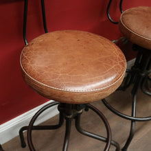 Load image into Gallery viewer, A Set of Four Vintage Designer Bar Stools or Breakfast Bar Stools. B12210
