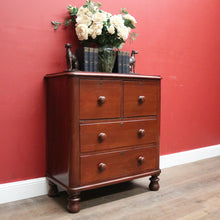 Load image into Gallery viewer, An Antiques Australian Cedar Chest of Drawers, or Four-drawer Chest. B12208
