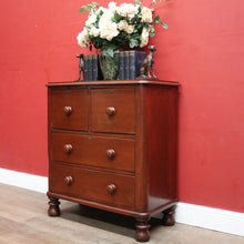 Load image into Gallery viewer, An Antiques Australian Cedar Chest of Drawers, or Four-drawer Chest. B12208
