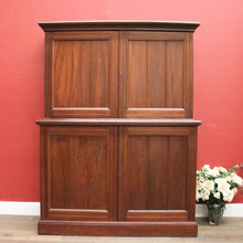 Load image into Gallery viewer, x SOLD Late 19th Century Australian Colonial Cedar Four-Door Office Cabinet. B12201
