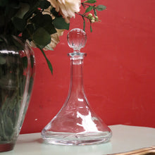 Load image into Gallery viewer, Bohemia Crystal - &quot;Blank Ship&quot; Decanter. Wine Decanter with Stopper. B12217
