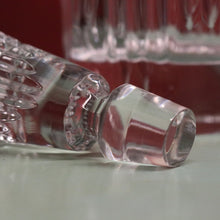 Load image into Gallery viewer, A Bohemia &quot;Monte Carlo&quot; Decanter and Stopper - Czech Republic 24% Pbo Crystal. B12216
