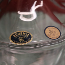 Load image into Gallery viewer, A Bohemia &quot;Monte Carlo&quot; Decanter and Stopper - Czech Republic 24% Pbo Crystal. B12216
