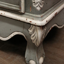 Load image into Gallery viewer, French Grey and White Hand-painted Storage Cabinet, Linen Press or Pantry. B12211
