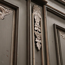 Load image into Gallery viewer, French Grey and White Hand-painted Storage Cabinet, Linen Press or Pantry. B12211
