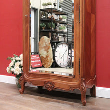 Load image into Gallery viewer, Antique French Walnut and Bevelled Glass Mirror Door Linen Press or Storage Cabinet. B12218
