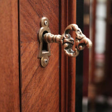 Load image into Gallery viewer, Antique French Walnut and Bevelled Glass Mirror Door Linen Press or Storage Cabinet. B12218
