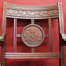 Load image into Gallery viewer, Antique Australian Cedar Dining Chairs or Kitchen Chairs including carvers. B12225
