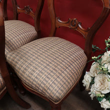 Load image into Gallery viewer, Set of 6 Antique English Mahogany Dining or Kitchen Chairs - Balloon Backs. B12221
