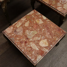 Load image into Gallery viewer, A Set of Three Nesting Tables, Marble and Brass Lamp or Side Tables. B12227
