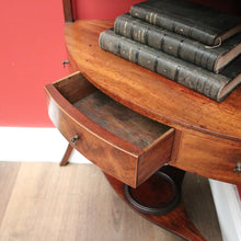 Load image into Gallery viewer, Antique English Mahogany Georgian Corner Stand or Display Cabinet with a Drawer. B12231
