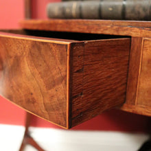 Load image into Gallery viewer, Antique English Mahogany Georgian Corner Stand or Display Cabinet with a Drawer. B12231
