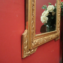 Load image into Gallery viewer, Antique French Wall Mirror with Bevelled Mirror and Gilt Floral Border Frame. B12156
