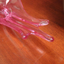 Load image into Gallery viewer, Mid-Century Val St Lambert &quot;Splash&quot; Vase - Art Glass Vase in Purple Tones. B12229
