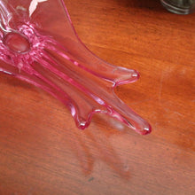 Load image into Gallery viewer, Mid-Century Val St Lambert &quot;Splash&quot; Vase - Art Glass Vase in Purple Tones. B12229
