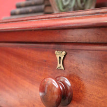 Load image into Gallery viewer, Antique English Mahogany Chest of Drawer, or Four Drawer Hall Cabinet or Cupboard. B12230
