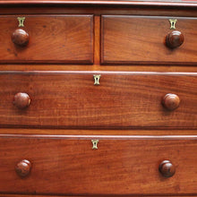 Load image into Gallery viewer, Antique English Mahogany Chest of Drawer, or Four Drawer Hall Cabinet or Cupboard. B12230
