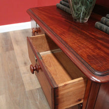 Load image into Gallery viewer, Antique English Mahogany Chest of Drawer, or Four Drawer Hall Cabinet or Cupboard. B12230
