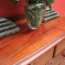 Load image into Gallery viewer, Antique English Mahogany Chest of Drawer, or Four Drawer Hall Cabinet or Cupboard. B12230
