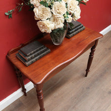 Load image into Gallery viewer, Antique Australian Cedar Hall Table or Safa Side Table with Turned Legs. B12248
