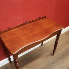 Load image into Gallery viewer, Antique Australian Cedar Hall Table or Safa Side Table with Turned Legs. B12248
