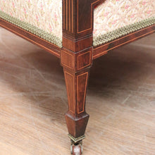 Load image into Gallery viewer, Antique French Armchair, Inlay to the timber. Suitable for the Hall, Bedroom or Living. B12240
