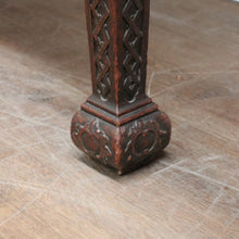 Load image into Gallery viewer, Antique French Mahogany Hall Table or Side, Sofa, Entry Table with Fretwork Detail. B12246
