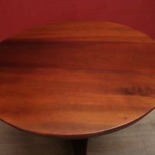 Load image into Gallery viewer, Antique Australian Cedar Dining or Kitchen Table, or large Pedestal Foyer Table. B12249
