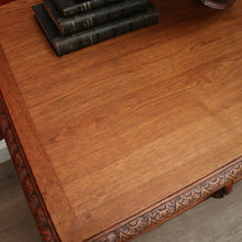 Load image into Gallery viewer, Antique French Office Desk. Two Drawer Desk with Pull-out Slides or Hall Table. B12239
