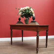 Load image into Gallery viewer, Antique French Office Desk. Two Drawer Desk with Pull-out Slides or Hall Table. B12239
