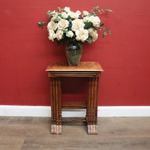 Load image into Gallery viewer, Antique French Walnut Nest of Tables, also known as Nesting or Stacking Tables. B12234
