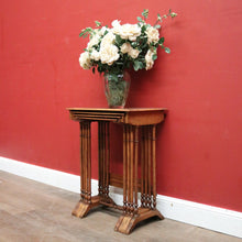 Load image into Gallery viewer, Antique French Walnut Nest of Tables, also known as Nesting or Stacking Tables. B12234
