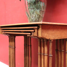 Load image into Gallery viewer, Antique French Walnut Nest of Tables, also known as Nesting or Stacking Tables. B12234
