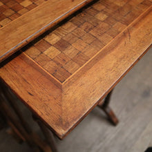 Load image into Gallery viewer, Antique French Walnut Nest of Tables, also known as Nesting or Stacking Tables. B12234
